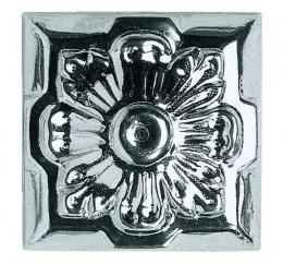 STAINLESS STEEL ROSETTES WITH GALVANIZED SCREW